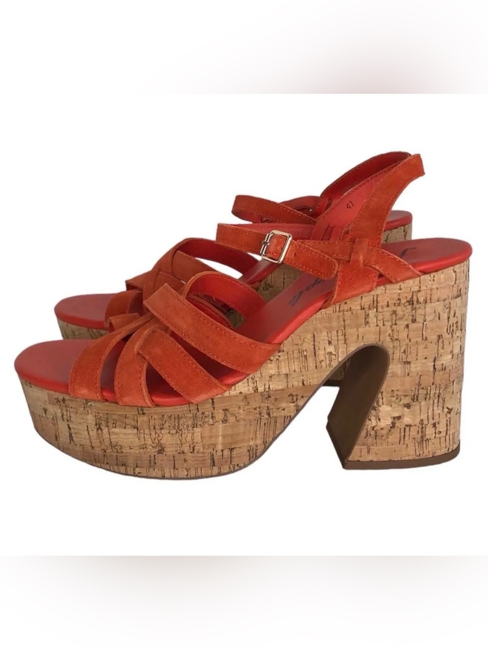 NWOT Free People Lisbon Platform Sandals